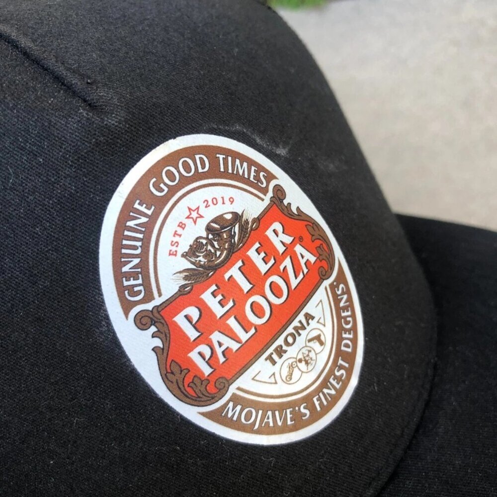 Peter Palooza Mojaves Finest Degens Snapback Hat Men's Black Adjustable Cap - Picture 4 of 5